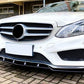 Mercedes E Class W212 AMG Line Front Splitter 2013-16 Gloss Black