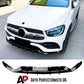 Mercedes GLC Class GLC43 W253 Front Splitter 2020-2022 Gloss Black