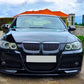 BMW 3 Series E90 E91 PRE-LCI Front Splitter 2004-2008 Gloss Black