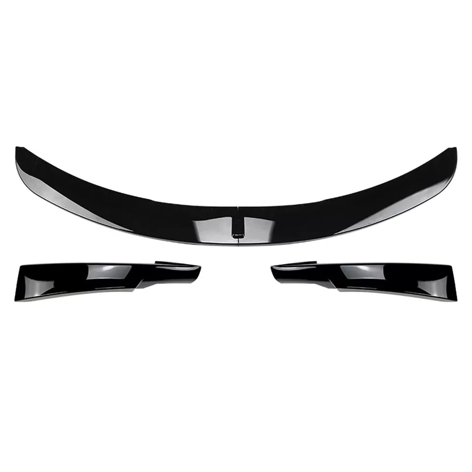BMW 3 Series E90 E91 LCI Front Splitter 2008-2012 Gloss Black