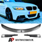 BMW 3 Series E90 E91 LCI Front Splitter 2008-2012 Carbon Fibre