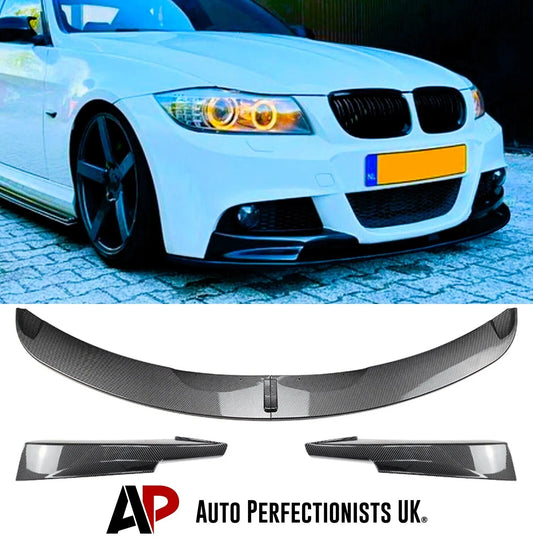 BMW 3 Series E90 E91 LCI Front Splitter 2008-2012 Carbon Fibre
