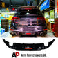 VW Golf MK7.5 Car Rear Spoiler 2016-2020 With LED Gloss Black