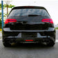 VW Golf MK7.5 Car Rear Spoiler 2016-2020 With LED Gloss Black