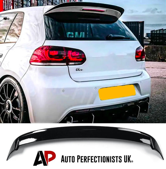 VW Golf MK6 Car Rear Roof Spoiler GTD GTI R20 R 2008-2013 Gloss Black