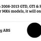 VW Golf MK6 Car Rear Roof Spoiler GTD GTI R20 R 2008-2013 Gloss Black