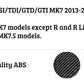 VW Golf MK7 GTD GTI Car Rear Spoiler 2013-2016 With LED Carbon Fibre