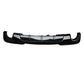 BMW 5 Series F10 Rear Valance Diffuser Dual Exit 2010-2017 Gloss Black
