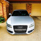 Audi RS5 Style A5 Front Honeycomb Mesh Grill 2008-2012 Gloss Black