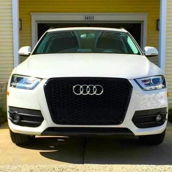 Audi RSQ3 Style Q3 Front Honeycomb Mesh Grill 2013-2016 Gloss Black