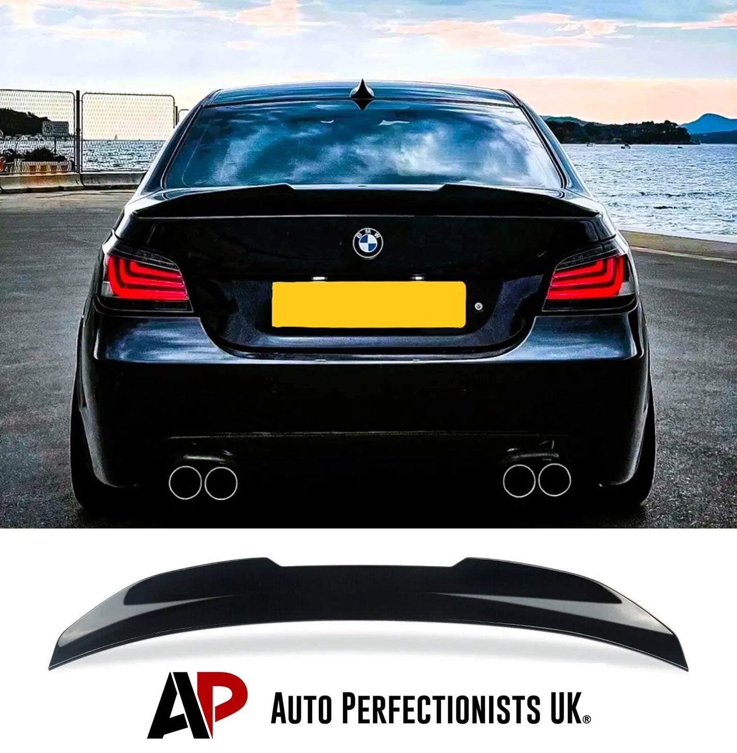 BMW 5 Series M5 E60 Car Rear Spoiler 2003-2010 Abs Gloss Black