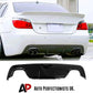 BMW 5 Series M5 Rear Valance Diffuser Quad Exit 2003-2010 Gloss Black