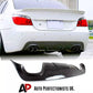 BMW 5 Series M5 Rear Valance Diffuser Quad Exit 2003-2010 Carbon Fibre