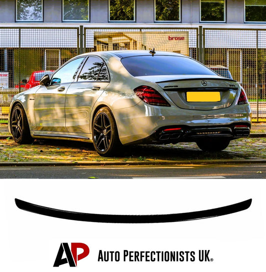Mercedes S Class W222 Car Rear Spoiler 2013-2020 Gloss Black