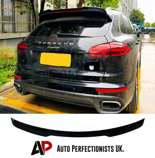 Porsche Cayenne Car Rear Roof Spoiler 2015-2018 Gloss Black
