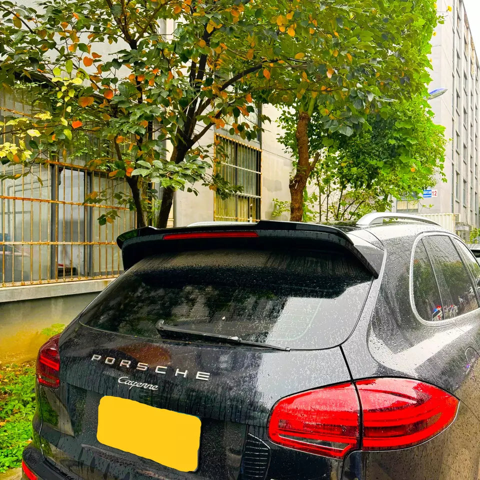 Porsche Cayenne Car Rear Roof Spoiler 2015-2018 Gloss Black