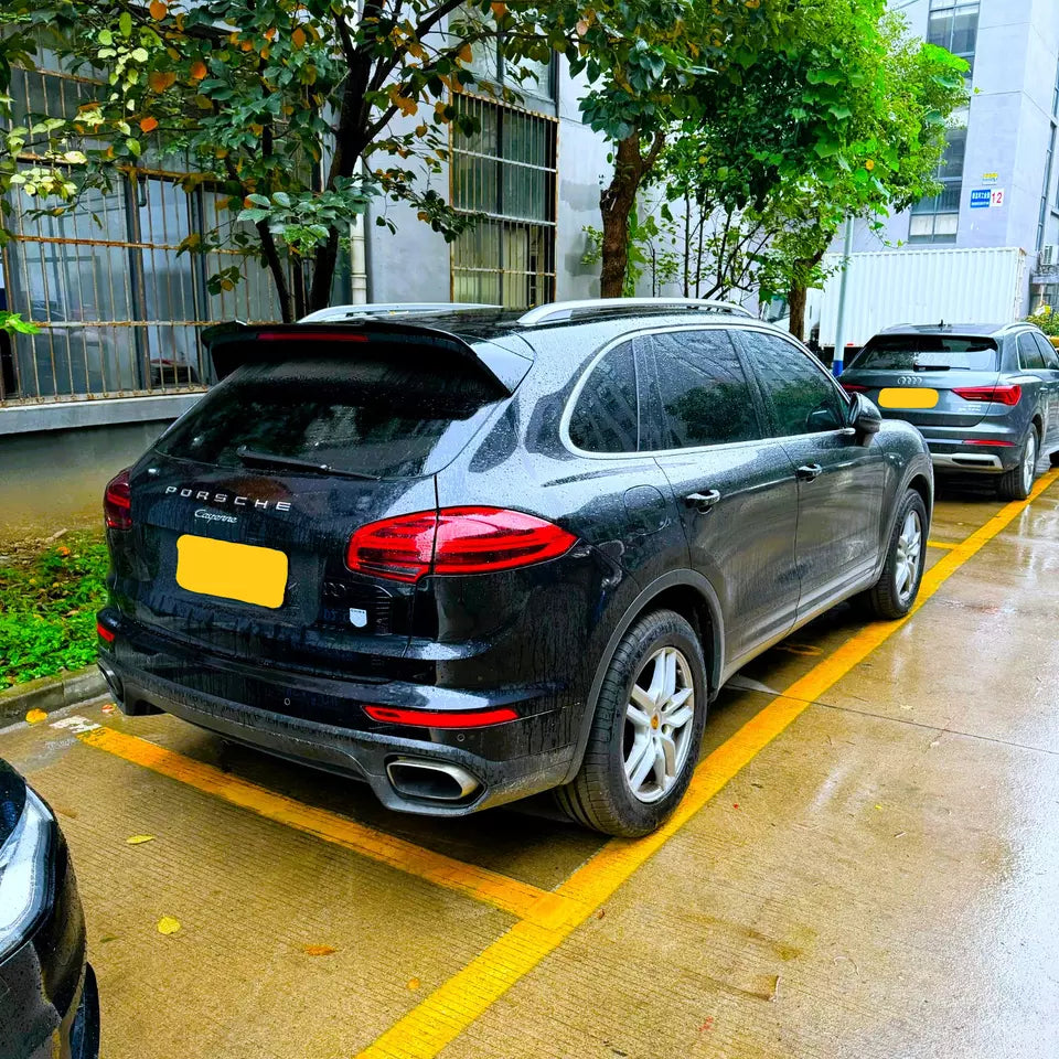 Porsche Cayenne Car Rear Roof Spoiler 2015-2018 Gloss Black