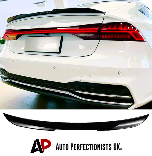 Audi A7 S7 RS7 Car Rear Spoiler 2018-2024 Gloss Black