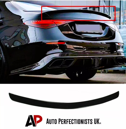 Mercedes S Class W223 Car Rear Spoiler 2020-2024 Gloss Black