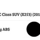 Mercedes GLC Class X253 Car Rear Roof Spoiler 2015-2024 Gloss Black