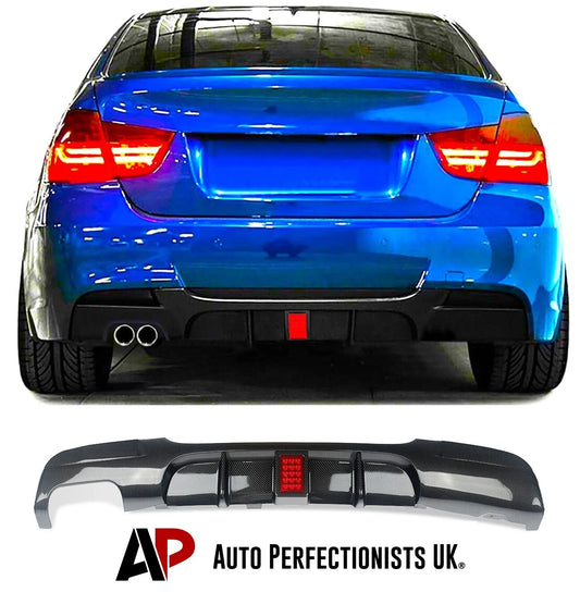 BMW 3 Series E90 Rear Valance Diffuser Splitter 2004-2013 Carbon Fibre