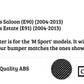 BMW 3 Series E90 Rear Valance Diffuser Splitter 2004-2013 Carbon Fibre