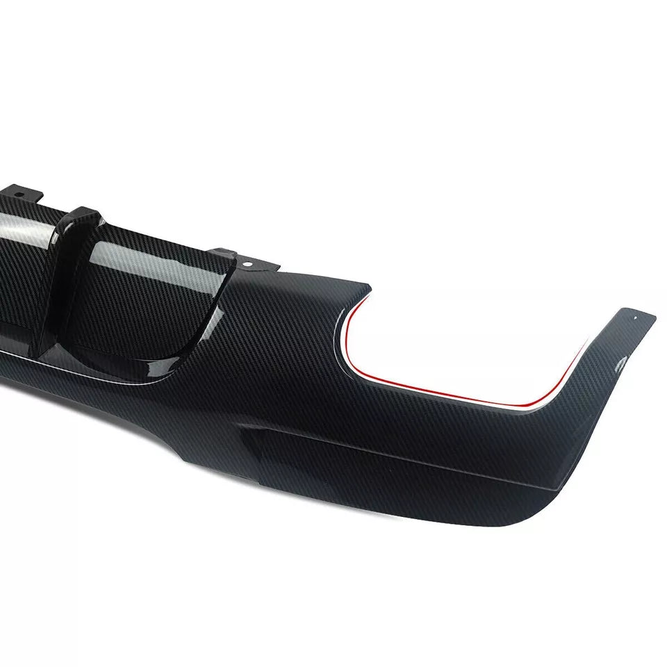 BMW 3 Series E90 Rear Valance Diffuser Splitter 2004-2013 Carbon Fibre