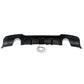 BMW 3 Series 335i E90 E91 Rear Valance Diffuser 2004-2013 Gloss Black