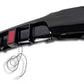 BMW 3 Series E90 Rear Valance Diffuser Splitter 2004-2013 Gloss Black