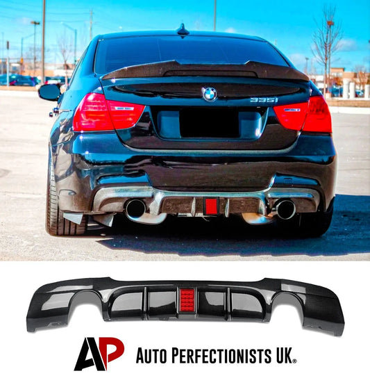 BMW 3 Series 335i E90 E91 Rear Valance Diffuser 2004-2013 Carbon Fibre