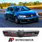 VW Golf MK7 Front Main Honeycomb Mesh Grill 2013-2016 Gloss Black