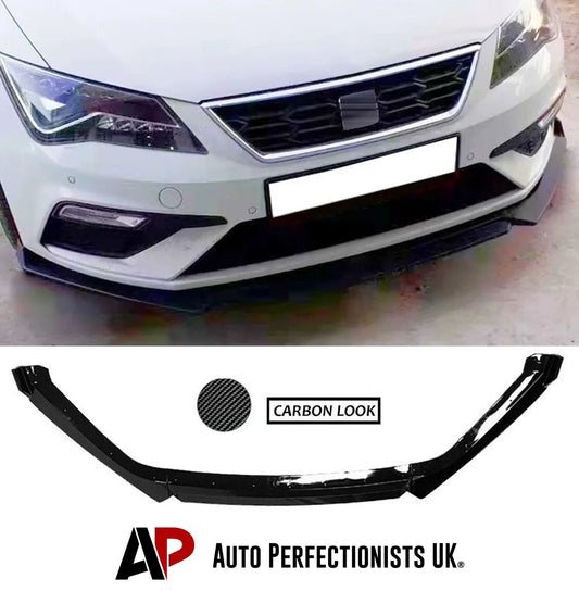 SEAT Leon MK3 5F Front Splitter 2017-2020 Carbon Fibre
