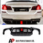 BMW 5 Series M5 F10 Rear Valance Diffuser 2010-2017 Gloss Black