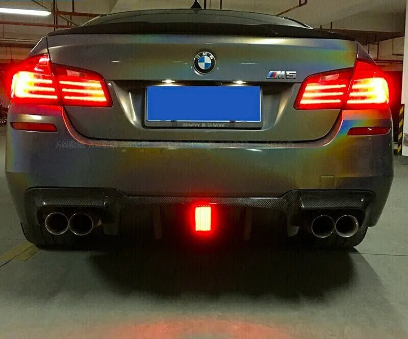 BMW 5 Series M5 F10 Rear Valance Diffuser 2010-2017 Gloss Black