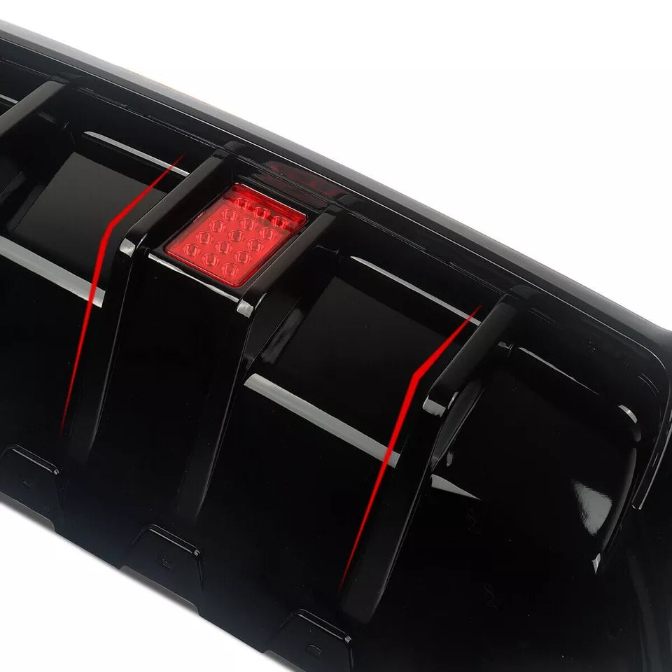 BMW 5 Series M5 F10 Rear Valance Diffuser 2010-2017 Gloss Black