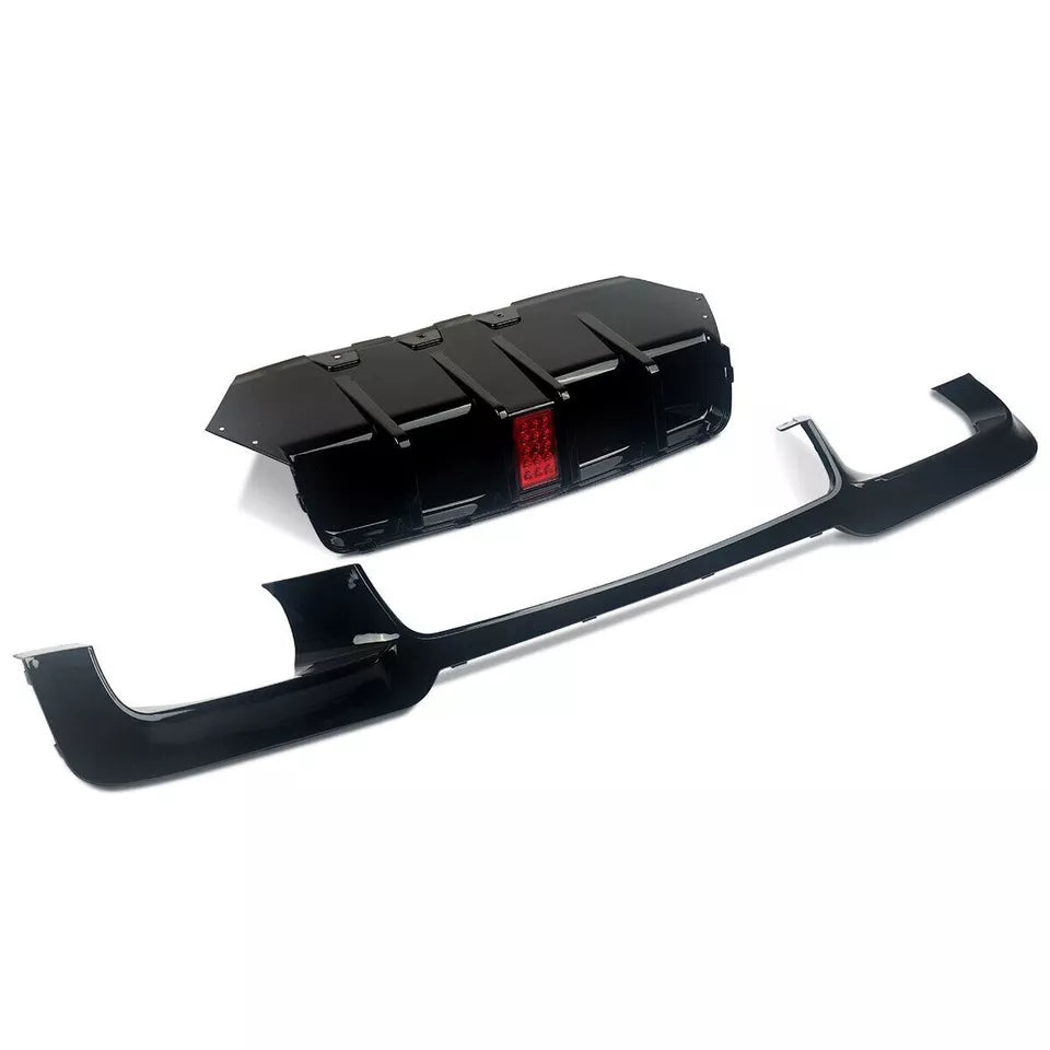 BMW 5 Series M5 F10 Rear Valance Diffuser 2010-2017 Gloss Black