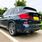 BMW X3 G01 X3M Rear Diffuser Lip Valance Bumper 2017-2021 Gloss Black