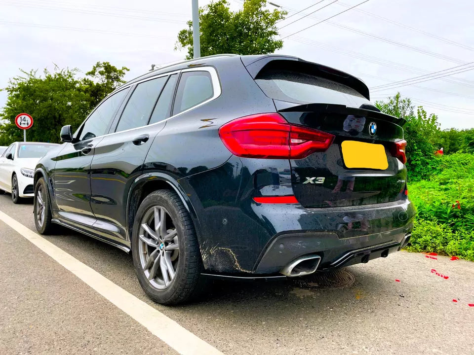 BMW X3 G01 X3M Rear Diffuser Lip Valance Bumper 2017-2021 Gloss Black