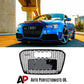 Audi RS5 Style A5 Front Honeycomb Mesh Grill 2013-2016 ABS Gloss Black