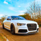 Audi RS5 Style A5 Front Honeycomb Mesh Grill 2013-2016 ABS Gloss Black