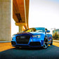 Audi RS5 Style A5 Front Honeycomb Mesh Grill 2013-2016 ABS Gloss Black