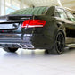 Mercedes E Class W212 Rear Lip Valance Diffuser 2013-2016 Gloss Black