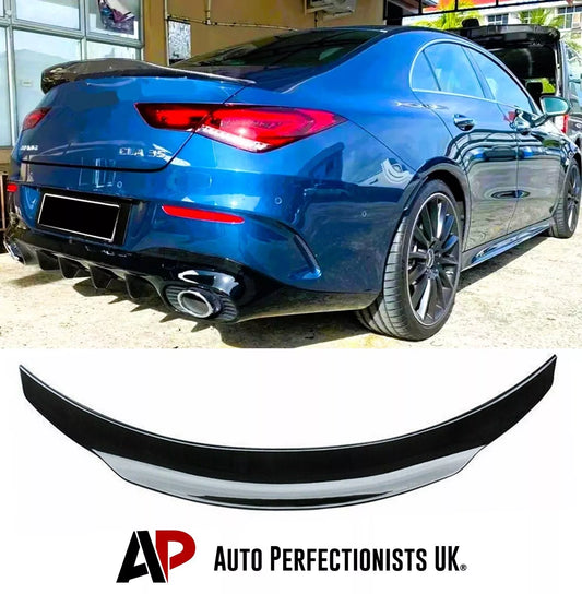 Mercedes CLA W118 C118 Car Rear Spoiler 2019-2022 Gloss Black