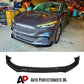 Ford Mustang mach E Front Splitter 2020-2024 Gloss Black