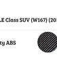 Mercedes GLE Class Car Rear Roof Spoiler W167 2018-2024 Carbon Fibre