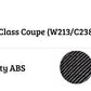 Mercedes E Class Coupe C238 Car Rear Spoiler 2016-2023 Carbon Fibre