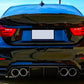 BMW M3 M4 F80 F82 F83 Rear Diffuser Lip Valance 2013-2018 Gloss Black