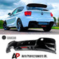 BMW 1 Series F20 F21 PRE-LCI Rear Diffuser Lip Valance Gloss Black