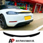 Porsche Boxster Car Rear Spoiler 2016-2024 Gloss Black