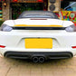 Porsche Boxster Car Rear Spoiler 2016-2024 Gloss Black